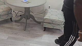 I accidentally pee inside the neighbors bath tub, then he eat and filled my pussy with his big cum load (hot kinky SSBBW Hijab Milf pissing) Black Dick