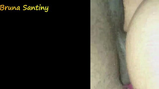 my cuckold filming me with another one at the motel, until I get milk in my pussy