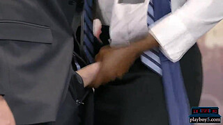 Black clothing store employee takes care of hard client