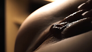 Twice filled pussy with cum and whipped it inside like cream