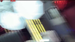 Cuckold takes his big, thick shaft and puts it inside his wife to get her all fucked up