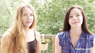 Ersties: 21-year-old German chick has her first lesbian experience