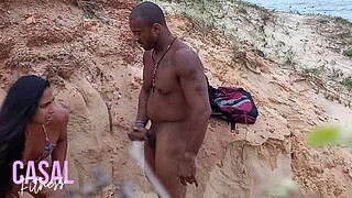 I couldn't stand it, so I gave it to him on the beach