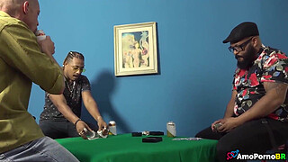 Cheating wife swallows her husband's friend's cum!