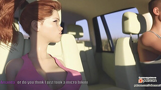 cheated on her husband with a passing, while he went for gasoline