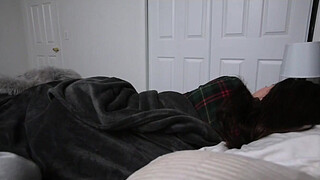 Hot share bed with step bro