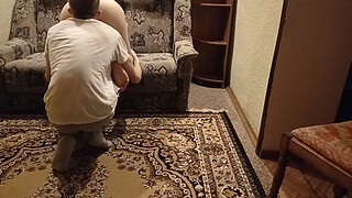 Your girlfriend is busy now! Wait cuckold