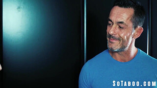 Teen's Stepdad Fucks Her Friend While She Was Laying Right There