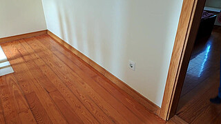 Wife puts on music and is shared in a trio with her husband without him noticing