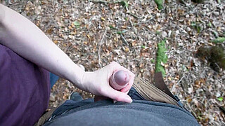 Deep in the Woods, i meet a stranger and he ask me to jerk him off