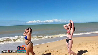 PERDEMOS A BUCETA E BOQUETE NO FUTEBOL PARA UM MOÇO QUE APARECEU DO NADA NA PRAIA - TRISAL - THREEWAY