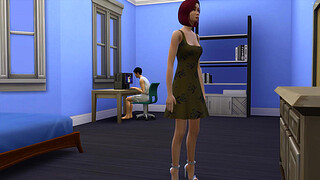 step Sister Fucked By Her Weird StepBrother after she relaxed in his bed reading a book