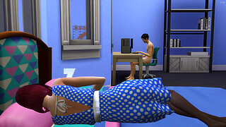 step Sister Fucked By Her Weird StepBrother after she relaxed in his bed reading a book