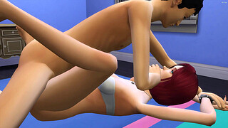 step Sister Fucked By Her Weird StepBrother after she relaxed in his bed reading a book