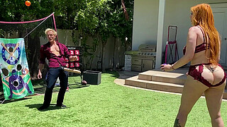 The Big Booty MILF Cheats On Husband With Her Step-Son And His Huge White Shaft