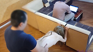 I am a very hot wife if my husband does not want to fuck me his will fuck me like a bitch while he works in the Lapto NTR