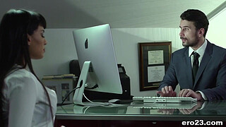 Mercedes Carrera and her dominant boss - EroticaX