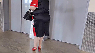 Classy mature lady sightseeing and decided to bring you along