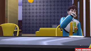 Japanese step sister fucks with her step horny step brother for the first time