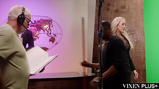 VIXENPLUS MILF Brandi Love Gets Spit Roasted By 2 Monster BBCs