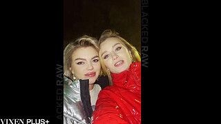 BLACKEDRAW Blonde Besties Ashby Winter And Lily Blossom Go On The Prowl For BBC