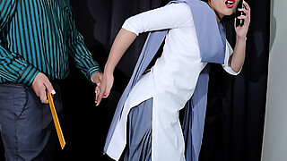 Student Priya caught red handed by Teacher to talking about sex to boyfriend