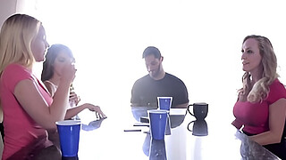 MomsTeachSex - Hot Mom & Teen Friends Orgy Fuck With Neighbor