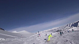 4K Public cumshot on mouth in ski lift Part 1, 2