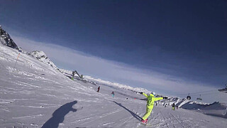 4K Public cumshot on mouth in ski lift Part 1, 2