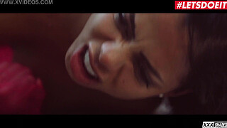 XXX SHADES - LETSDOEIT - #Canela Skin #Emilio Ardana - Big Arse Colombiana Rides Near The Pool