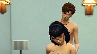 Step-Mom caught StepSon watching porn and masturbating so this helps her first time having sex