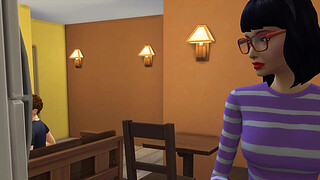 Step-Mom caught StepSon watching porn and masturbating so this helps her first time having sex