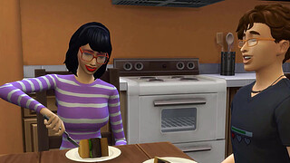 Step-Mom caught StepSon watching porn and masturbating so this helps her first time having sex