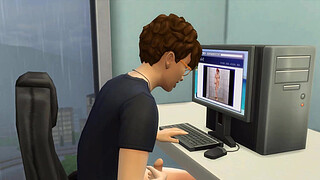 Step-Mom caught StepSon watching porn and masturbating so this helps her first time having sex