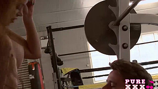 PURE XXX FILMS Gym sex is the best workout