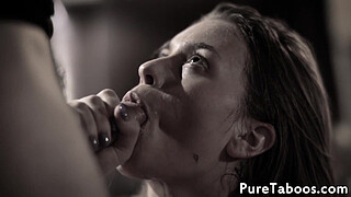 Hottie gets facialized by her horny stepdaddy