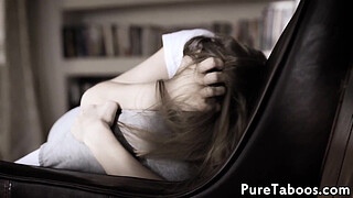 Stepdaughter gets bent over and pussyfucked