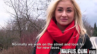 Public Pick Ups - Euro Blonde Has Cute Small Tits starring Cayla Lyons