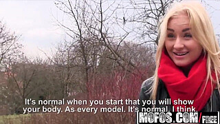 Public Pick Ups - Euro Blonde Has Cute Small Tits starring Cayla Lyons