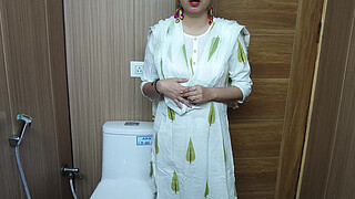 Trying My Stepmother's Delicious Pussy in the Bathroom. Full Video