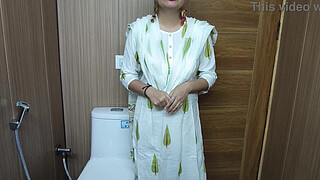 Trying My Stepmother's Delicious Pussy in the Bathroom. Full Video