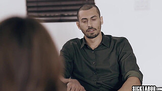 Perverted psychiatrist fucked afraid big tits MILF