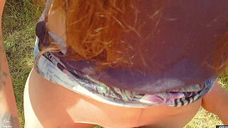 The neighbor returned so that I would tear her pantyhose and pussy creampie