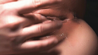 Slow motion fucking and creampie in great detail