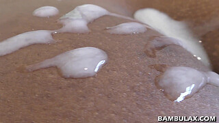 Amateur interracial doggy fuck and cumshot