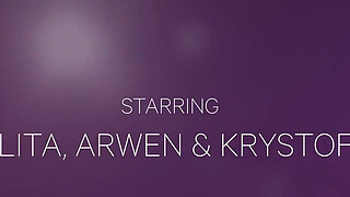 The Playboy - Anal Threeway - GIRLSRIMMING - Arwen Gold