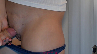 cumming in my panties and pull up wear for today