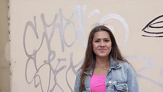 GERMAN SCOUT - Cute Shy Teen Serina Gomez Pickup and Fuck at Model Job