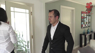 Axxxteca: This lucky idiot gets to enjoy huge melons and fuck really hard Jensen in several positions!!