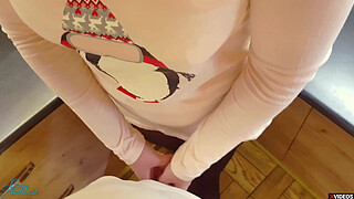 Stepmom teaches to gain experience |Creampie|Cum Pantyhose